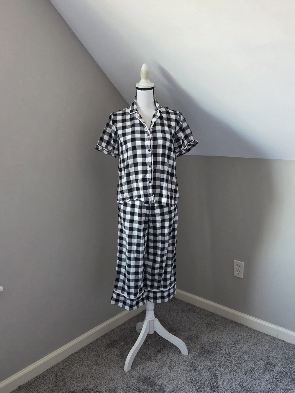 Kate Spade Gingham Pajama Set